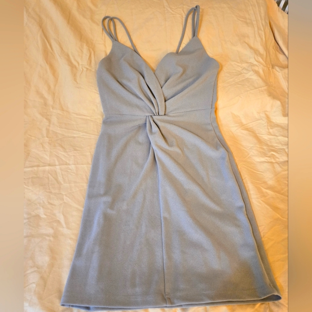Lulu's twist front, strappy, cocktail dress, medium